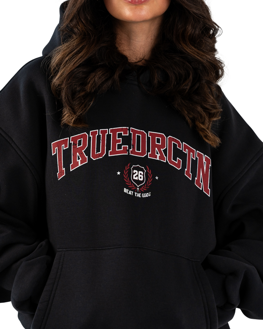 TD Oversized Hoodie Washed Black