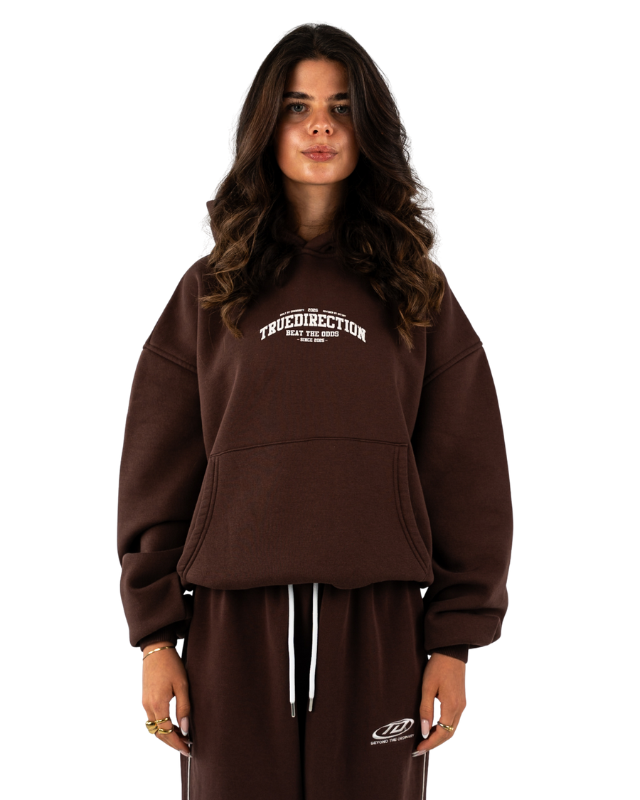 TD Oversized Hoodie Brown