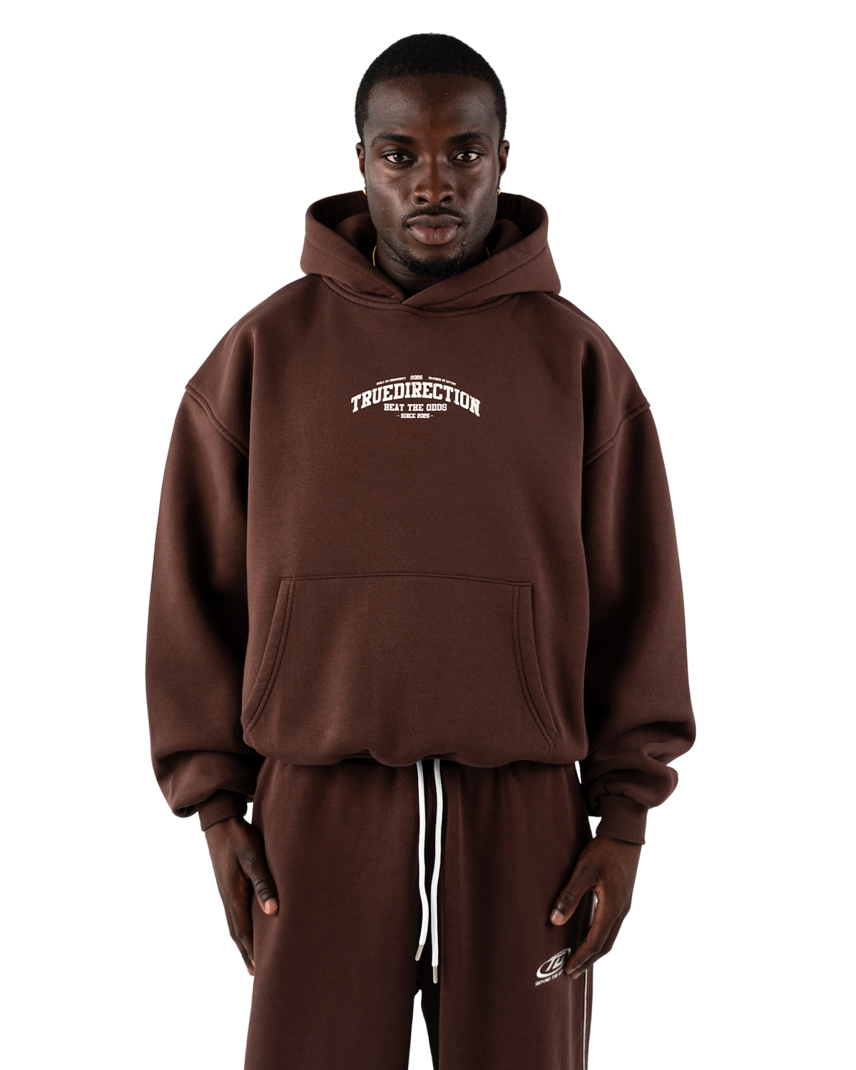 TD Oversized Hoodie Brown