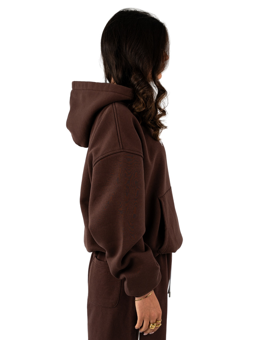 TD Oversized Hoodie Brown
