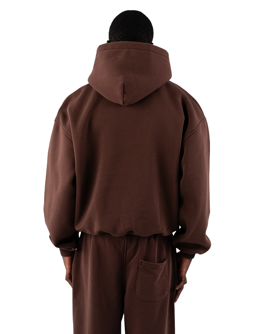 TD Oversized Hoodie Brown