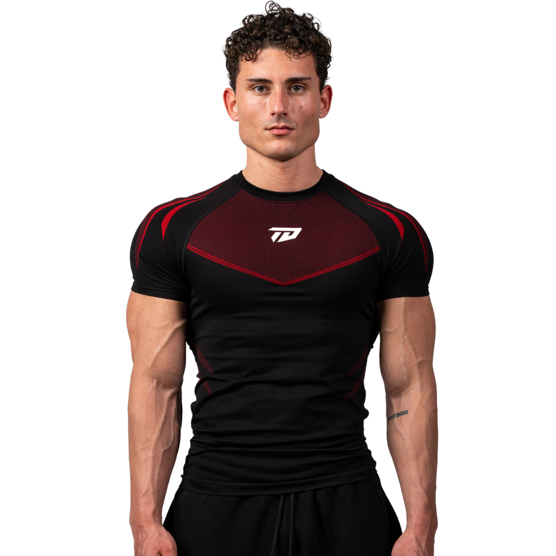 Horizon Tee Inferno Red