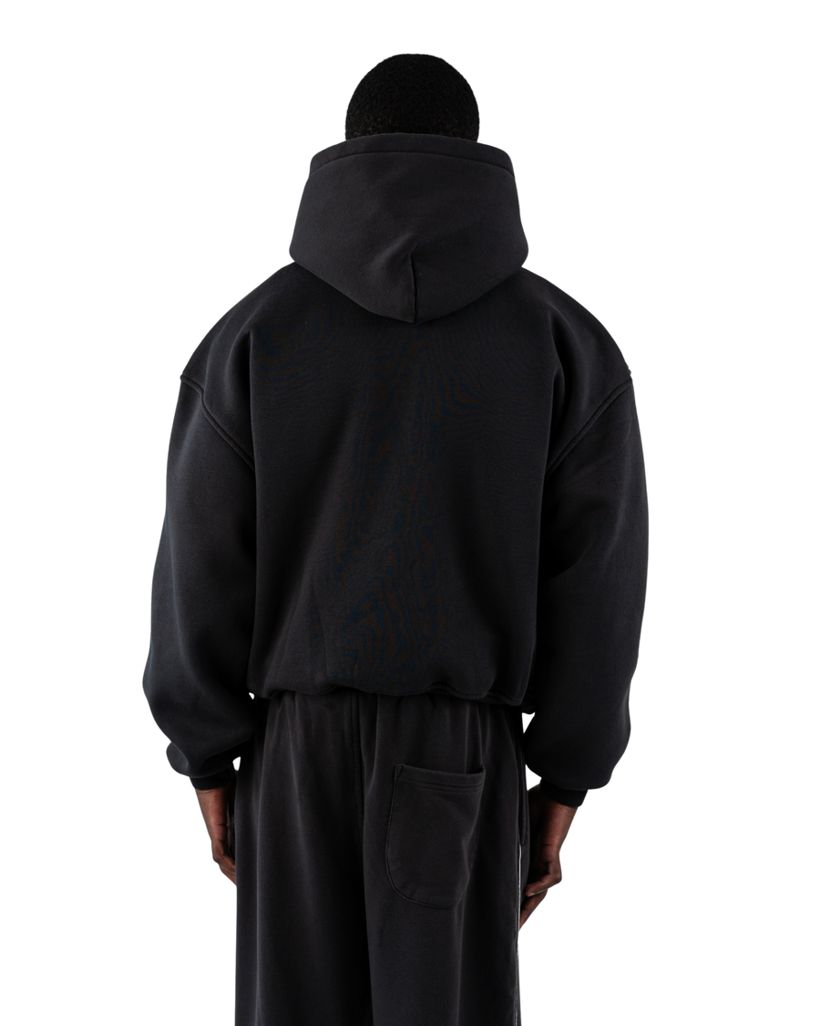 TD Oversized Hoodie Washed Black