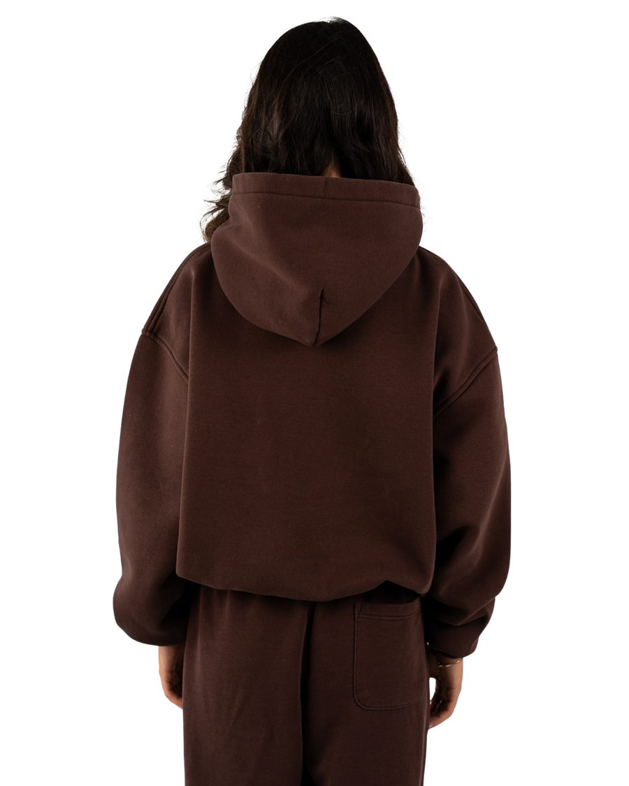 TD Oversized Hoodie Brown