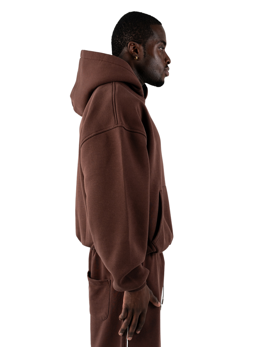 TD Oversized Hoodie Brown