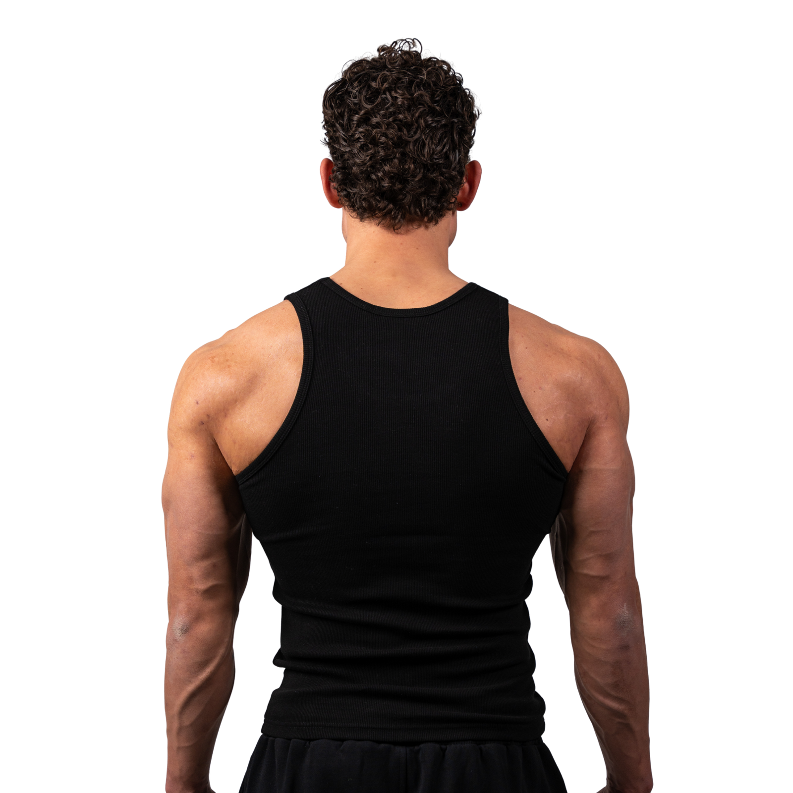 Ripped Tank Black