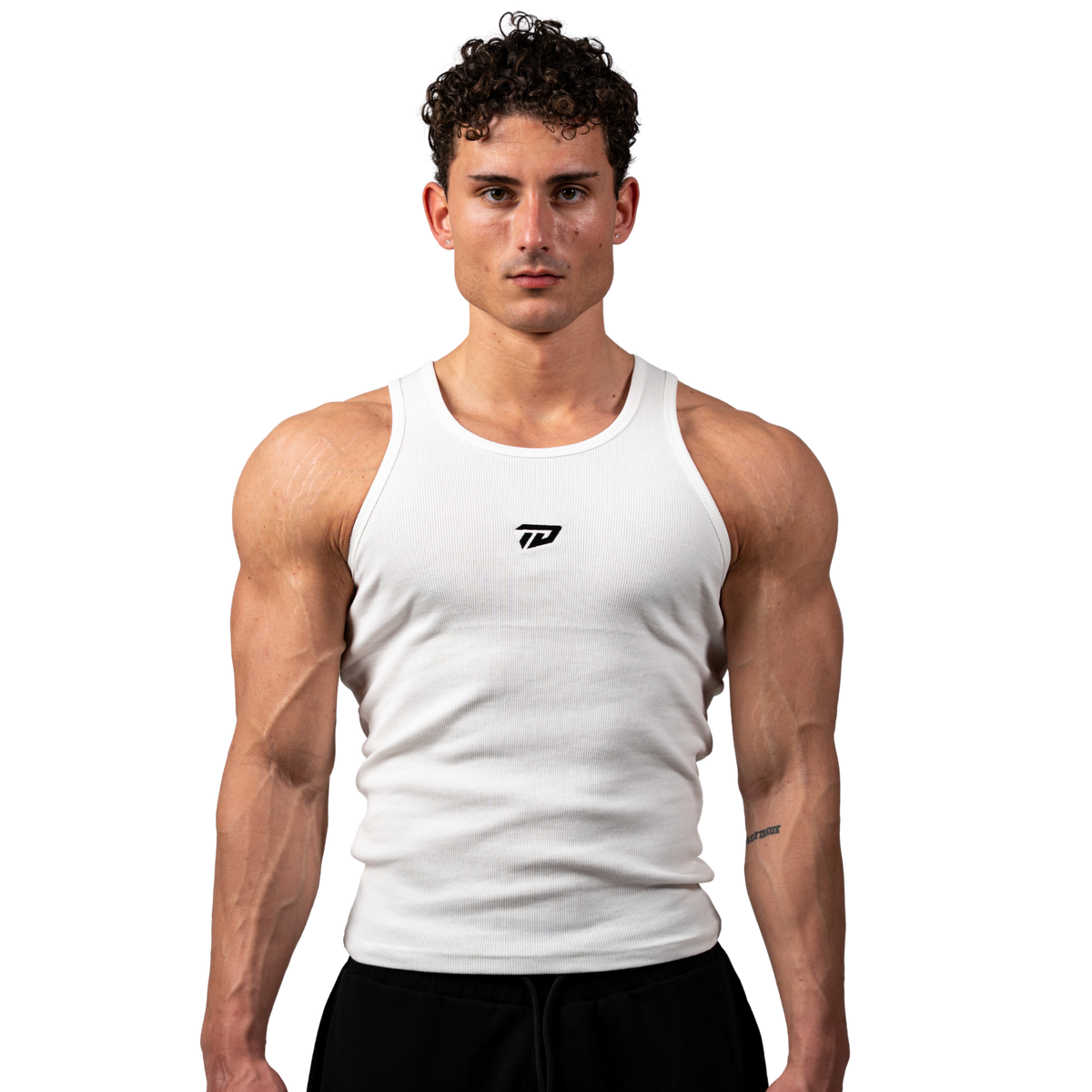 Ripped Tank White