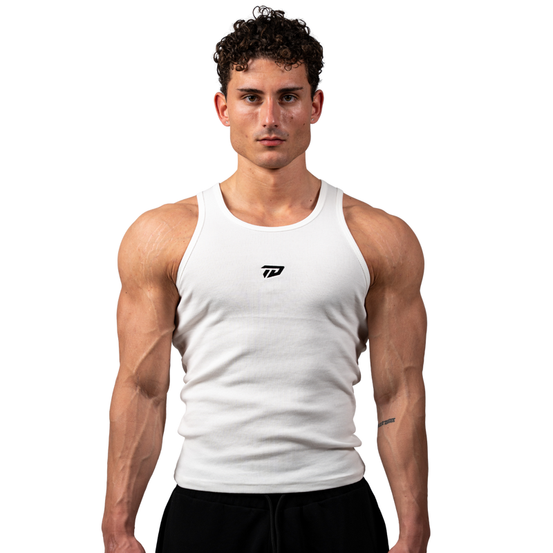 Ripped Tank White