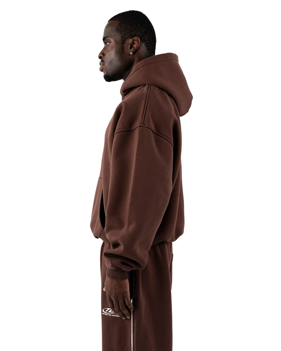 TD Oversized Hoodie Brown