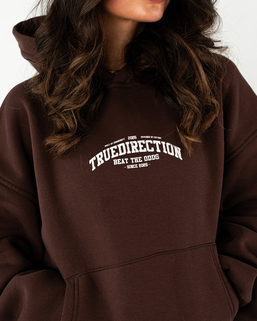 TD Oversized Hoodie Brown