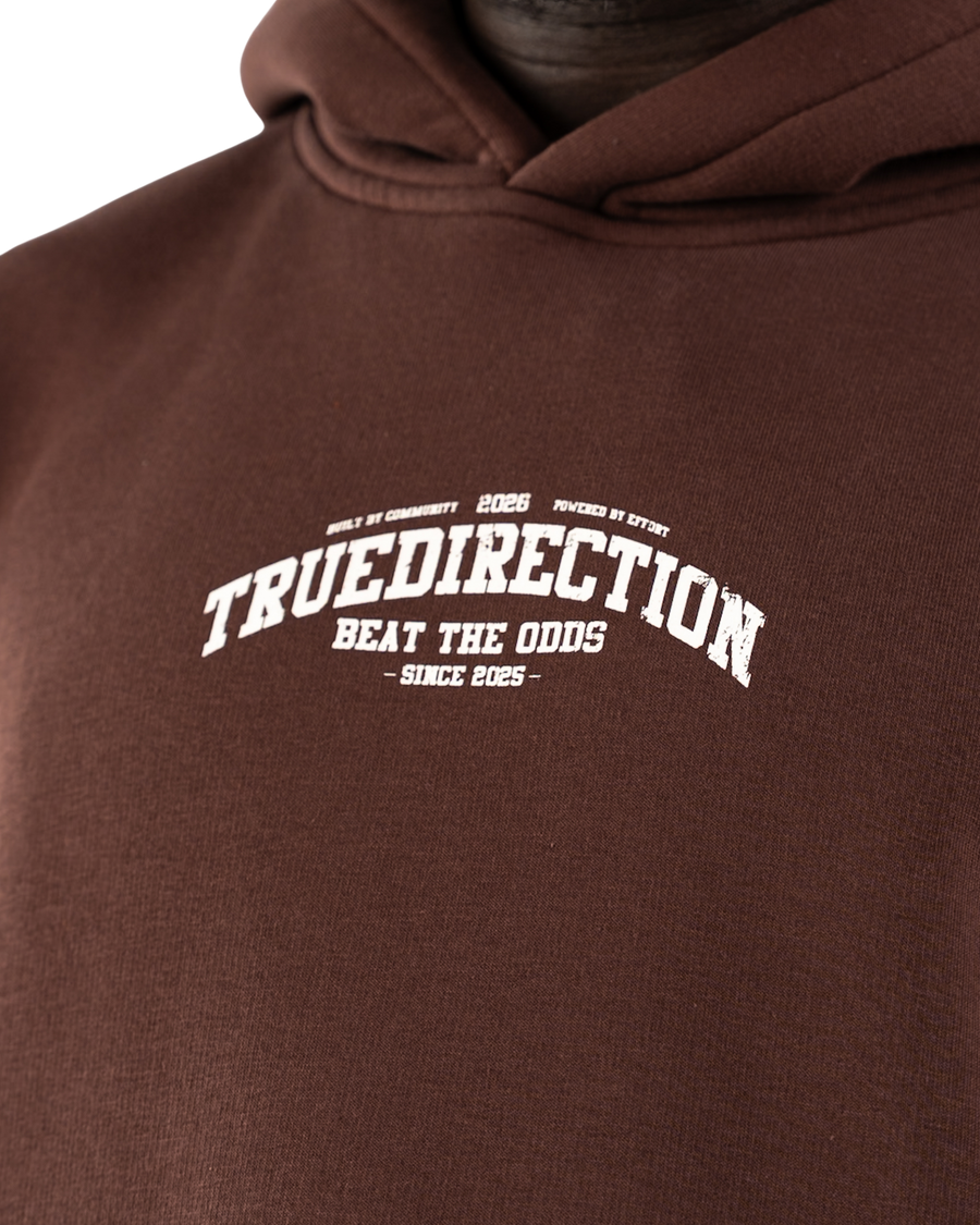 TD Oversized Hoodie Brown