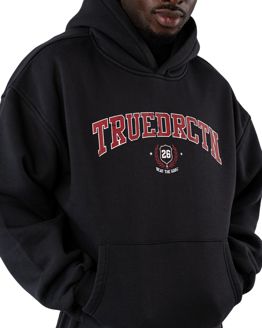 TD Oversized Hoodie Washed Black