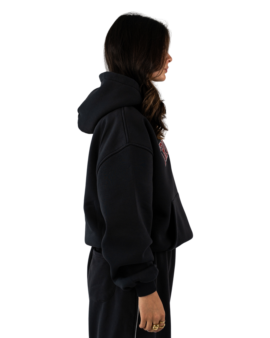TD Oversized Hoodie Washed Black