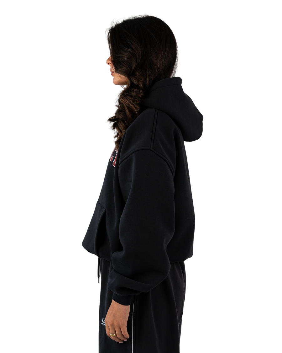 TD Oversized Hoodie Washed Black