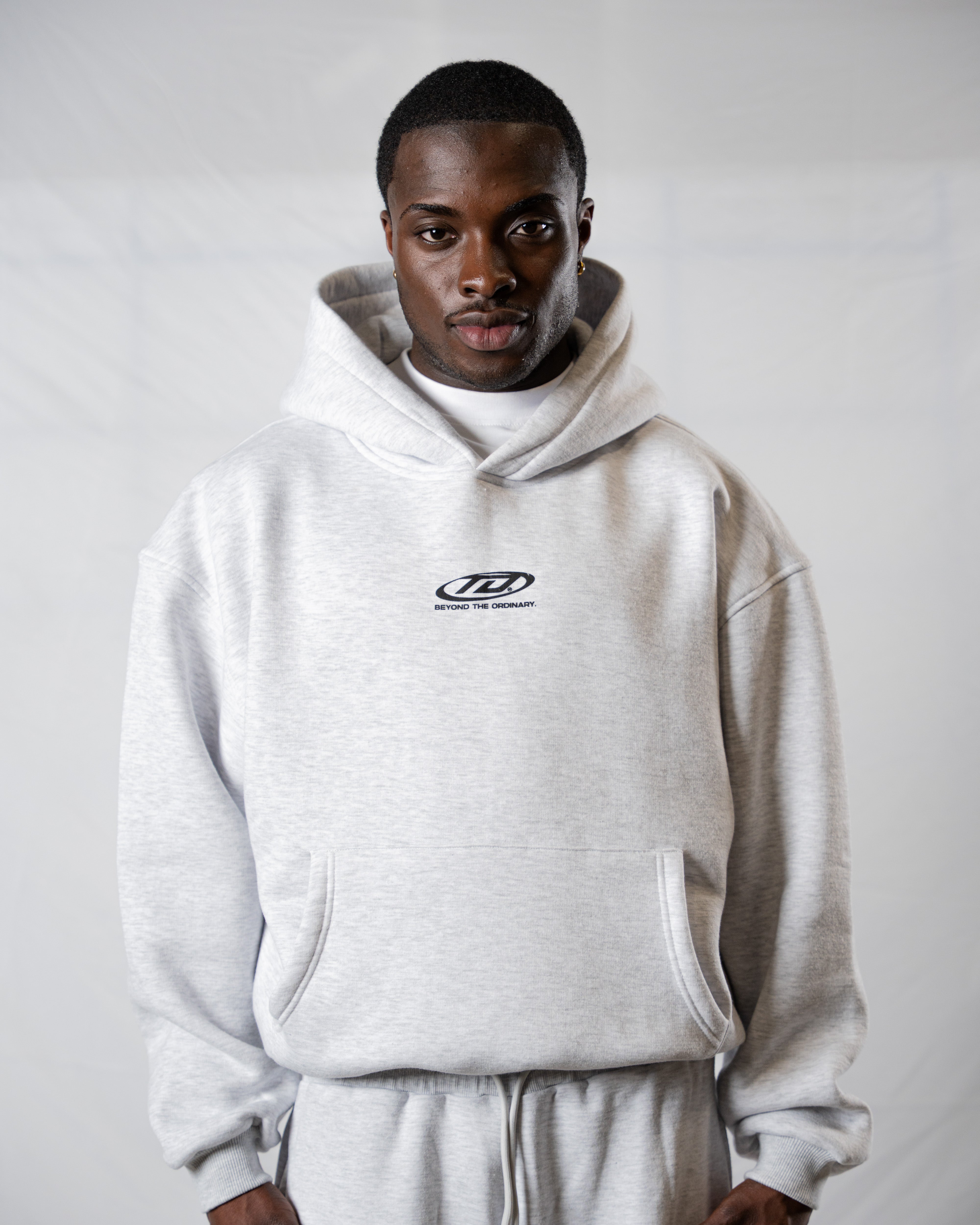 Oversized Hoodie Light Grey