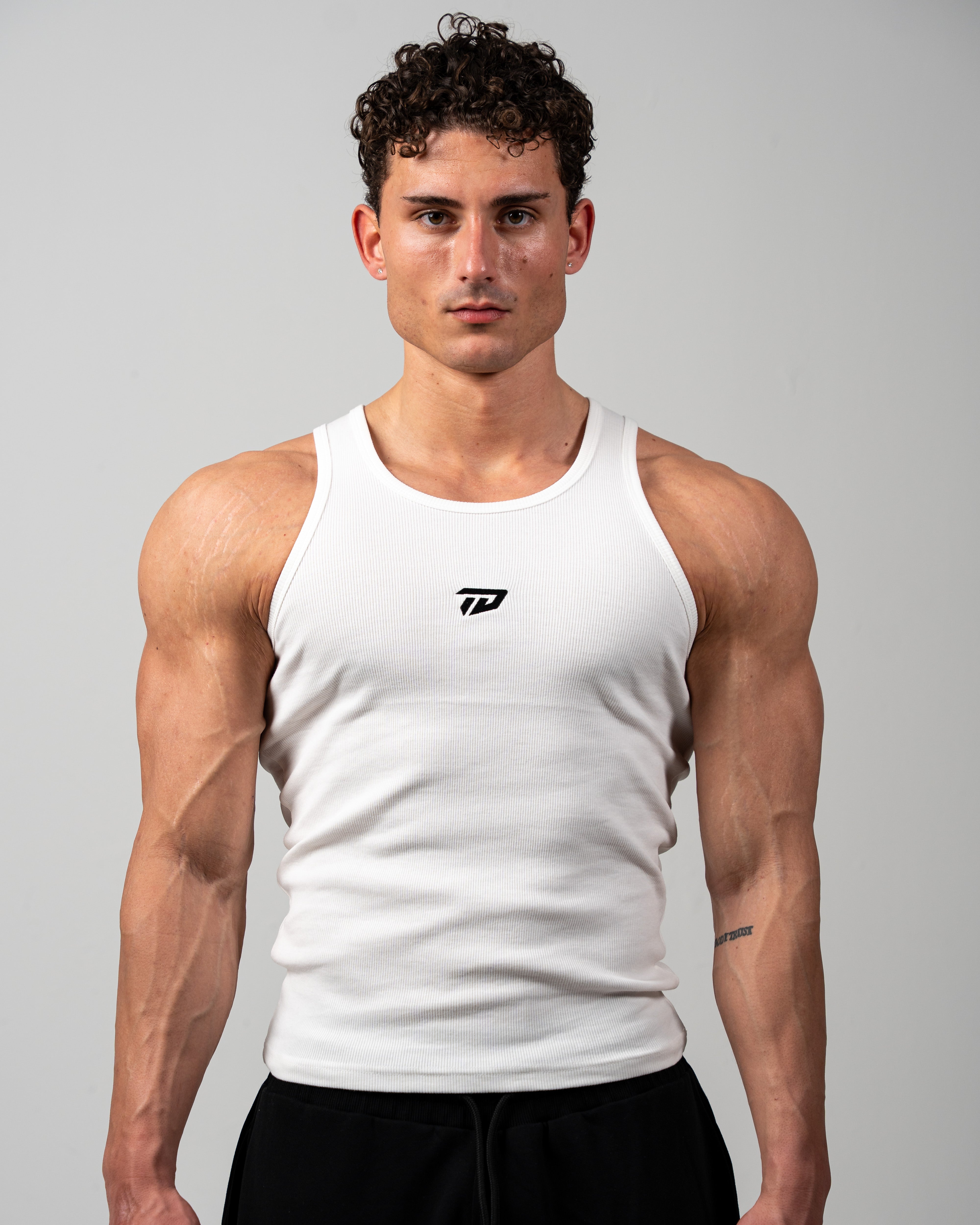 Ripped Tank White