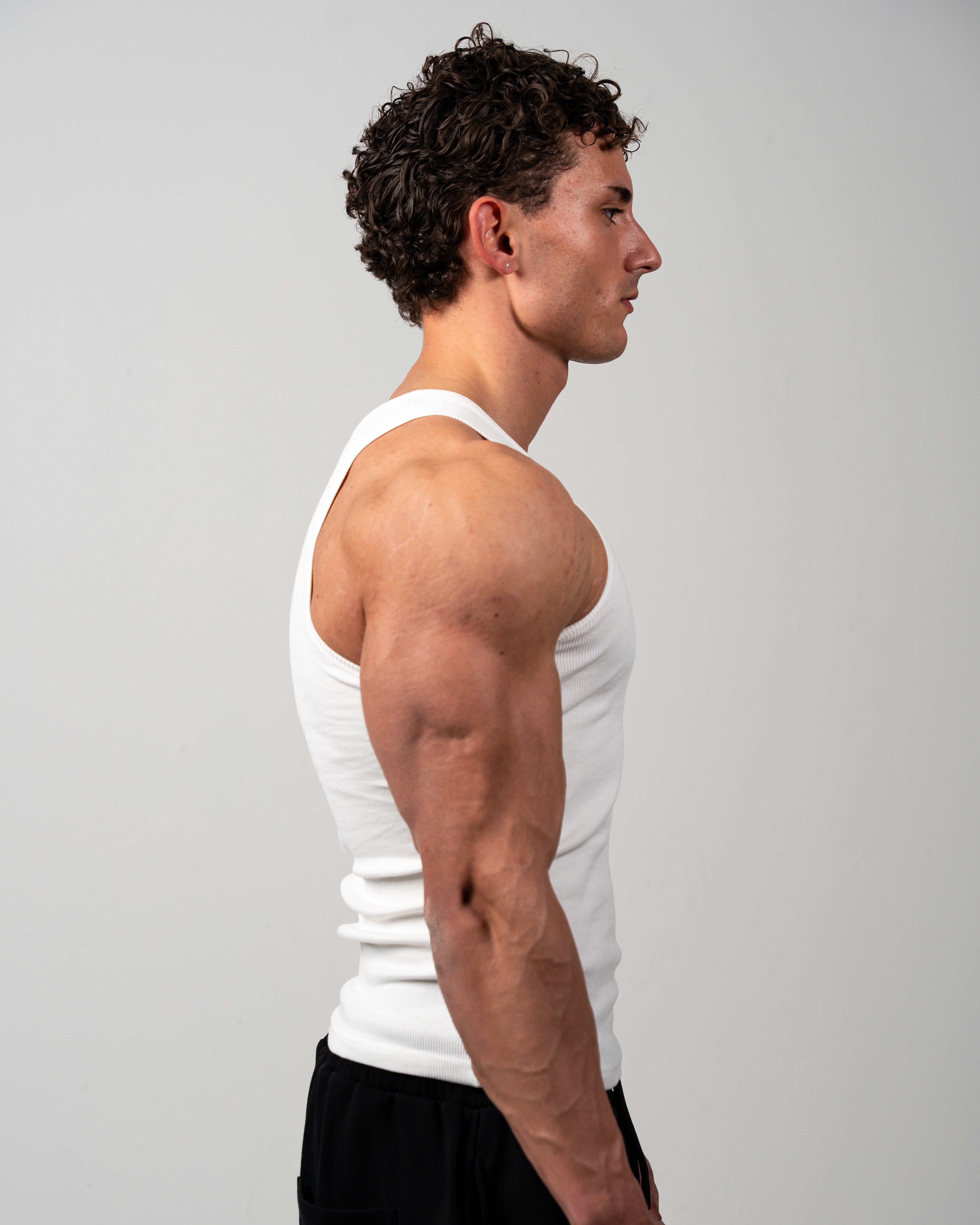 Ripped Tank White