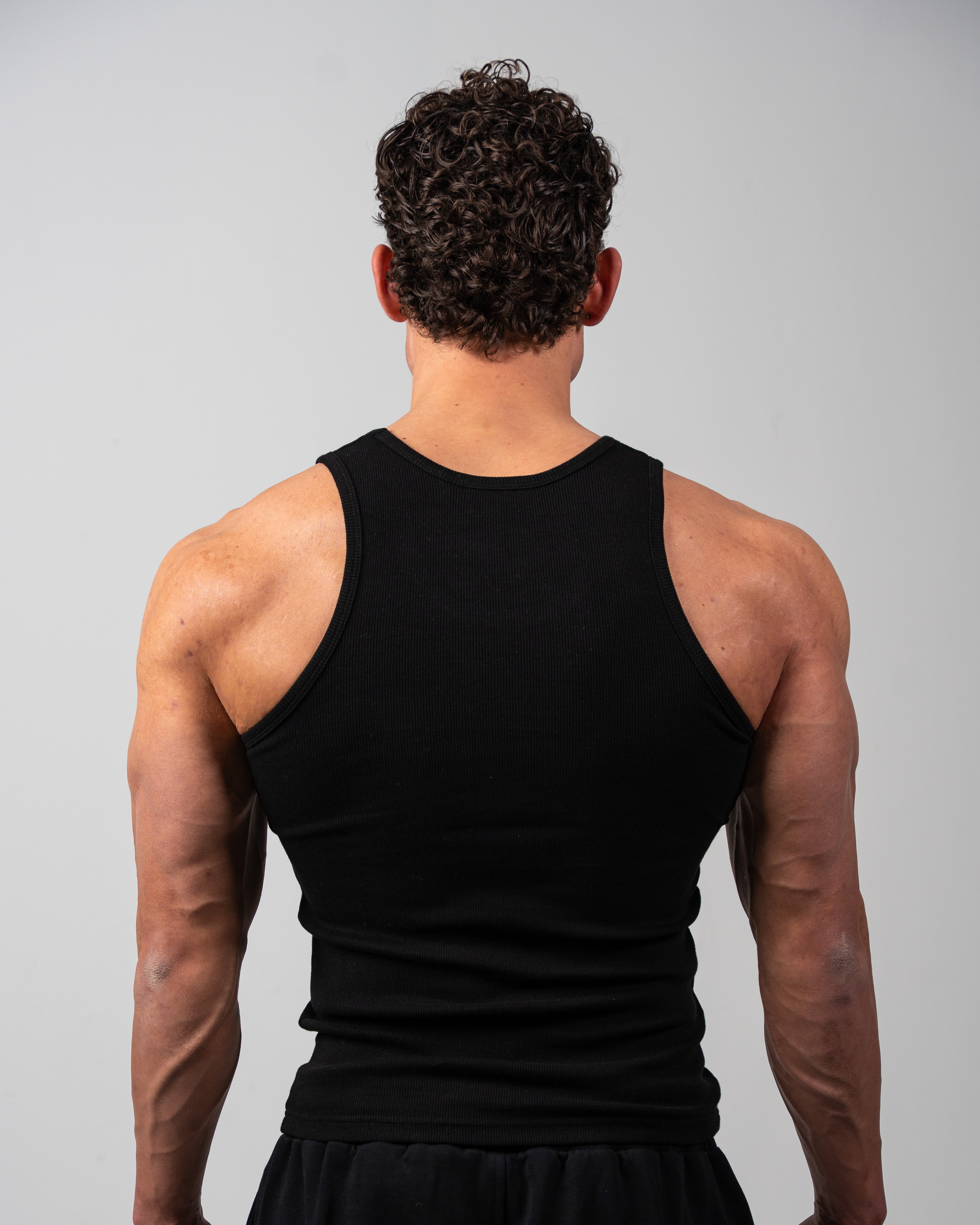 Ripped Tank Black